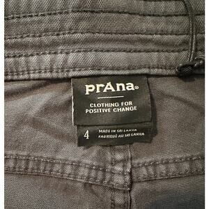 New Prana Cotton Black Cutoff Shorts Women's Size 4